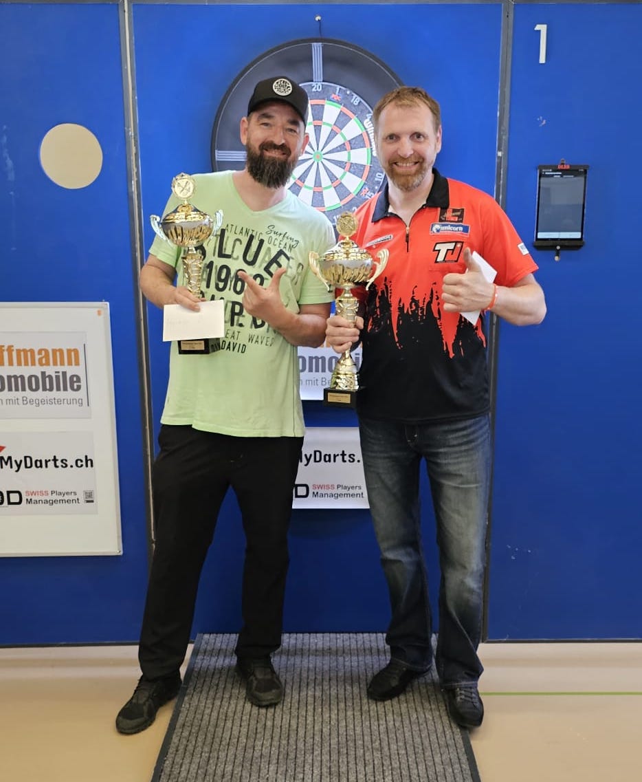 Oberbaselbieter Open 2024 - Herren: Finalist Jochen Graudenz und Sieger Thomas Junghans